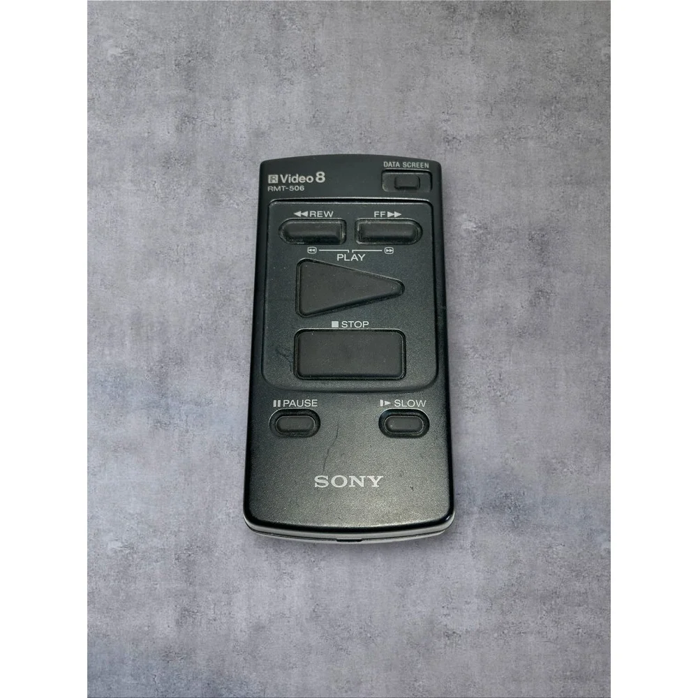 Sony Remote Control Video 8 RMT-506 Black Vintage Camcorder Accessory